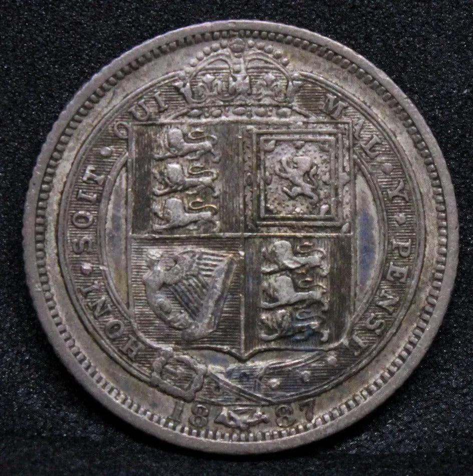 1887 withdrawn 6 pence six pence Victoria. S.3928