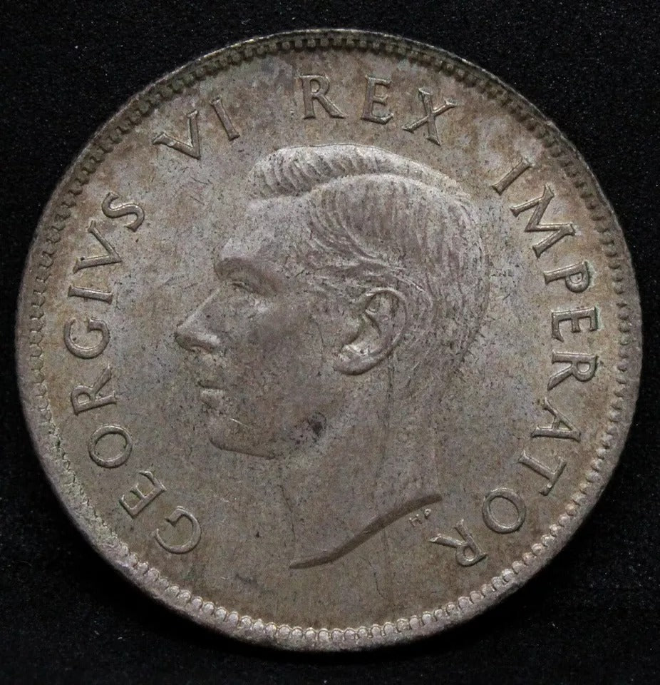 2 Shillings 1941, South Africa George VI. KM-29. UNC