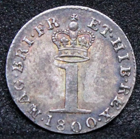 1 Penny 1800, Maundy Issue, King George III. S.3761 gEF