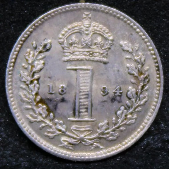1 penny Maundy issue 1894, Victoria Widow head. S.3947 UNC