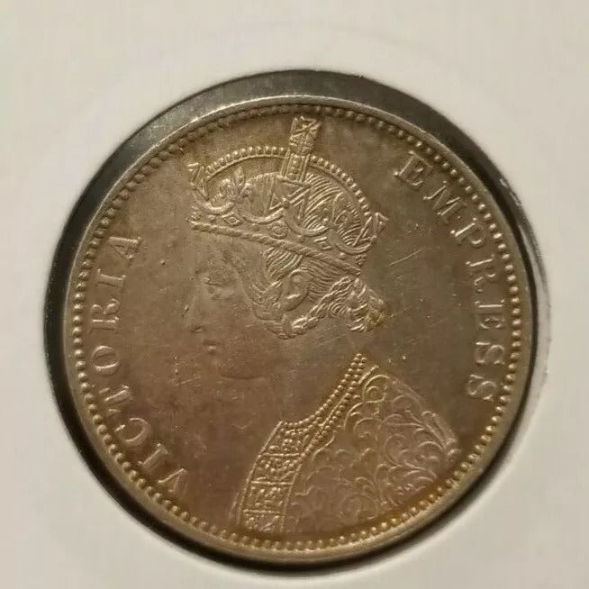 1900 India-British Rupee Victoria KM 492 UNC
