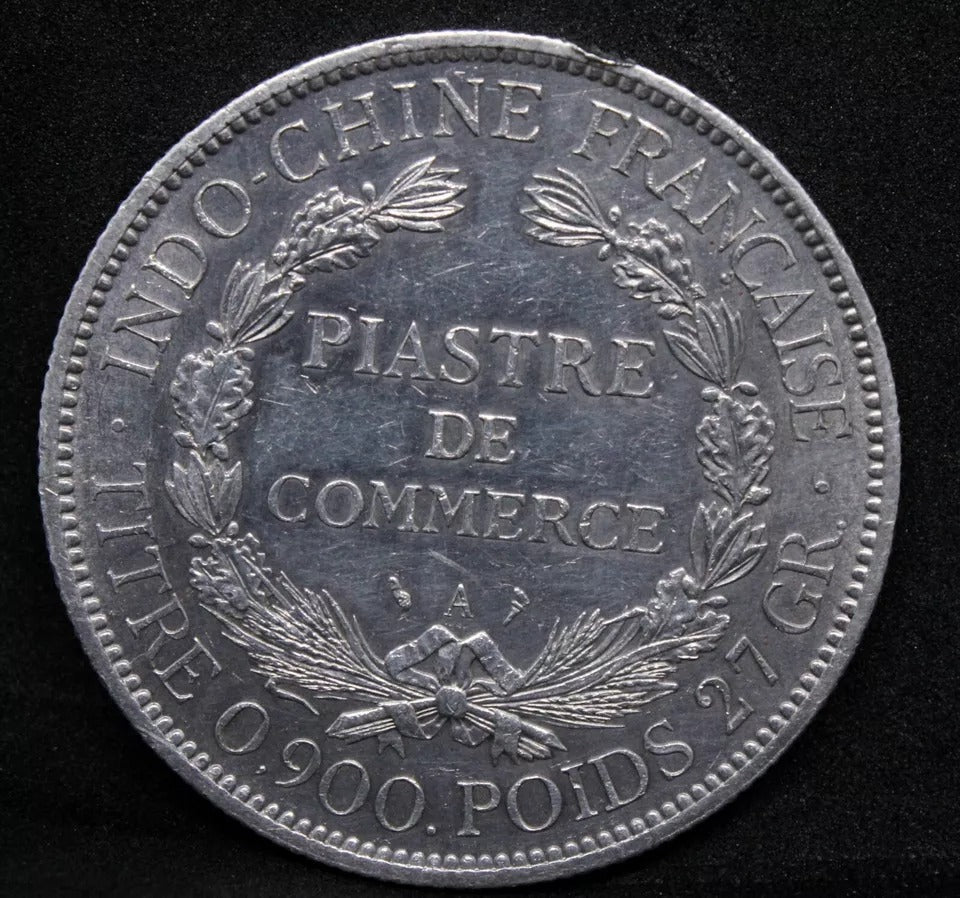 Piastre 1901-A. French Indo-China. KM-5a.1 AU Cleaned