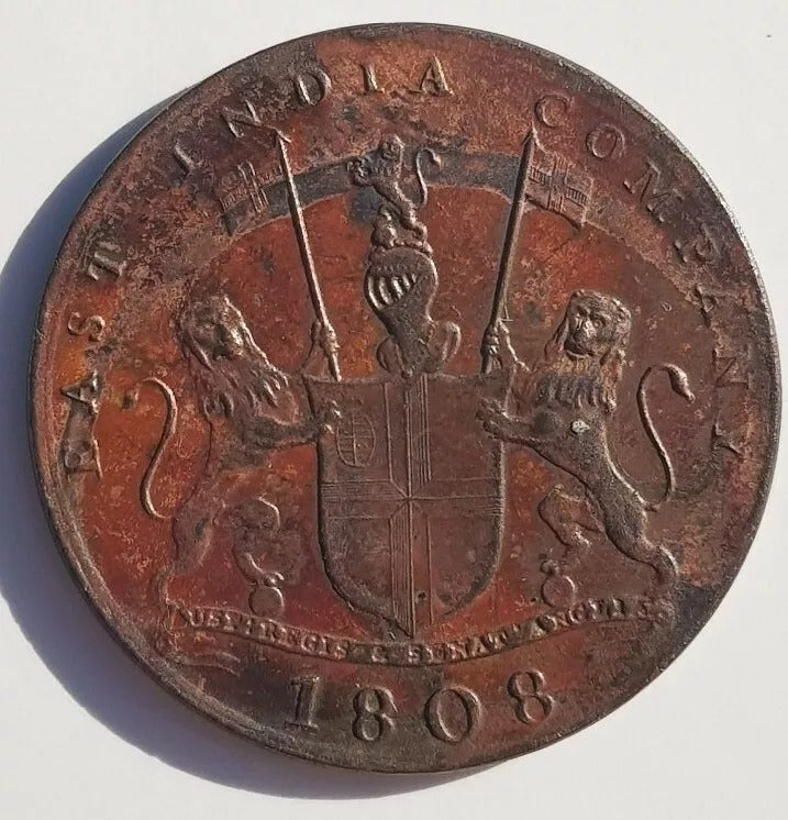 1808 10 Cash East India Company aUNC Admiral Gardner Shipwreck salvage
