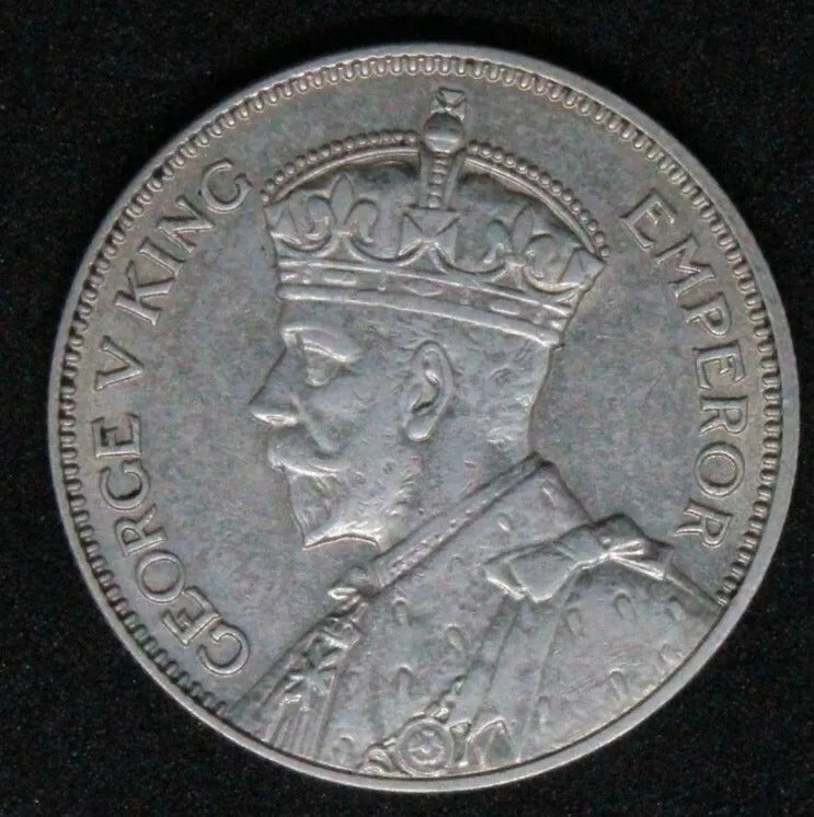1934 Shilling New Zealand, George V. aEf/EF