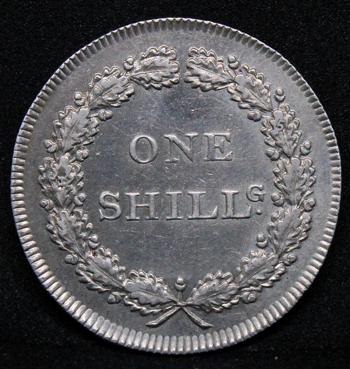 Fazeley 12 pence/shilling silver trade token 1811. D.8