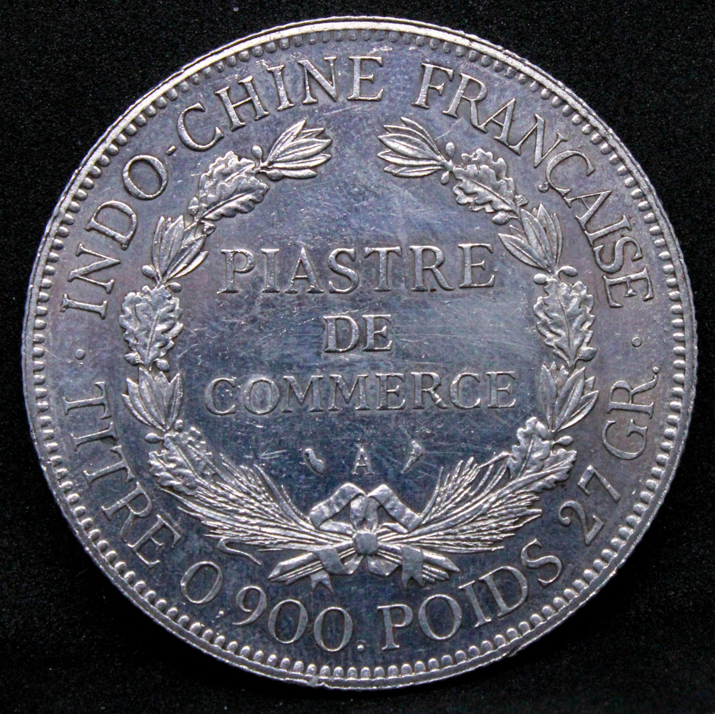 1913 Piastre French Indo-China . KM-5a.1 aUNC