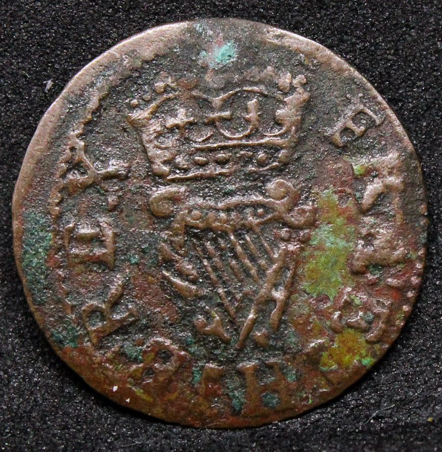 Charles I Richmond Farthing -MM:Heart? . C.1625-34