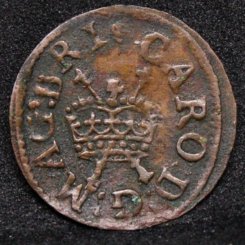 Charles I Richmond Farthing -MM:Heart? . C.1625-34