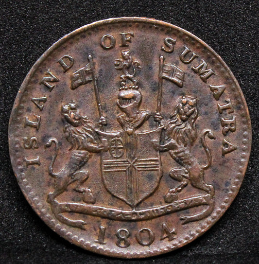 1804/1219 Netherlands East Indies SUMATRA, ISLAND OF Keping KM# Tn1. EF #2