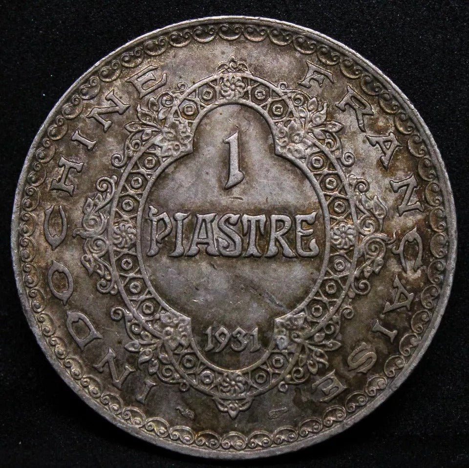 1 Piastre 1931. French Indo-China. KM-19. aUNC
