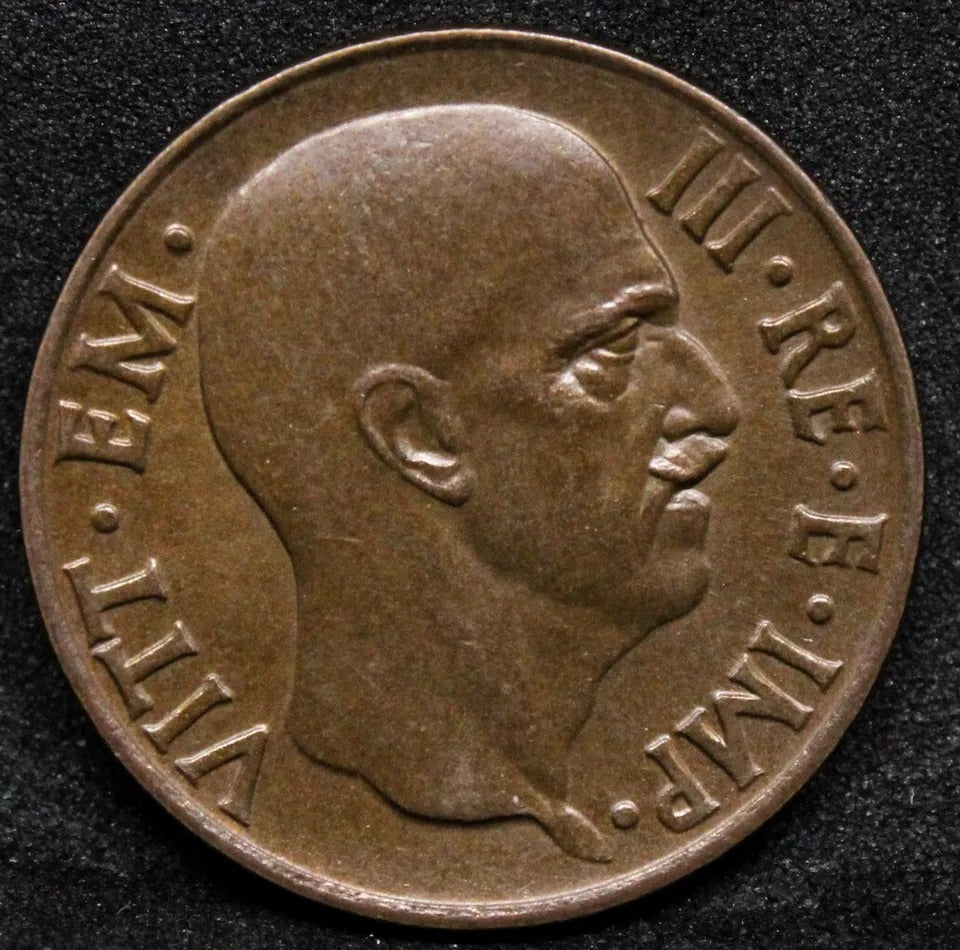 5 Centesimi 1938 XVI. Italy Vittorio Emanuele III. KM-73. BU