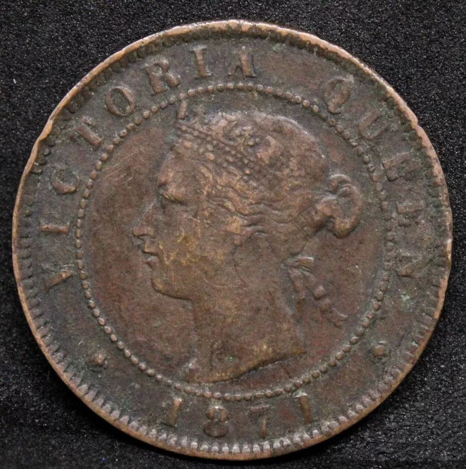 1871 Cent, Prince Edward Island. Queen Victoria. KM-4. Fine