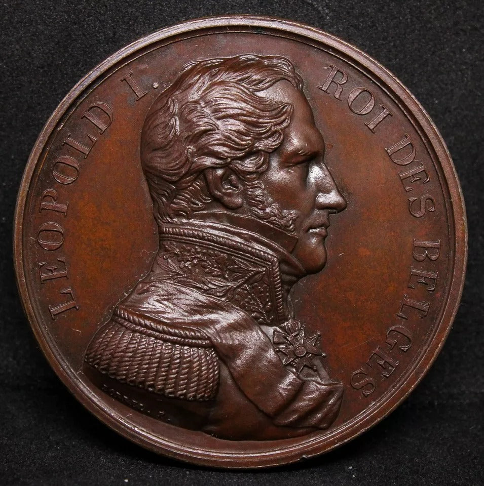 Belgium, Leopold I. Industrial Exhibition Medal, 1830. FDC