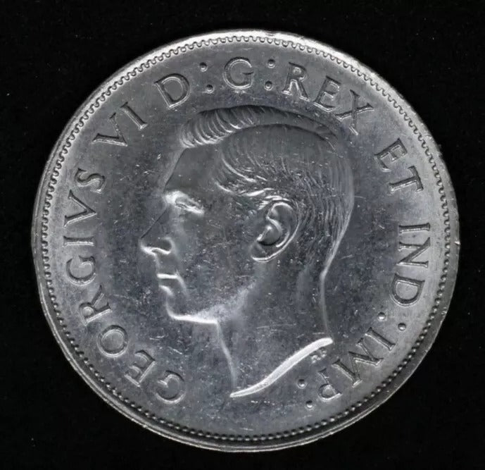 1940 Canada 50 Cents, George VI, High Grade UNC,