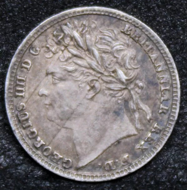 1 Penny Maundy Issue 1823. George IIII. S.3821. GEF