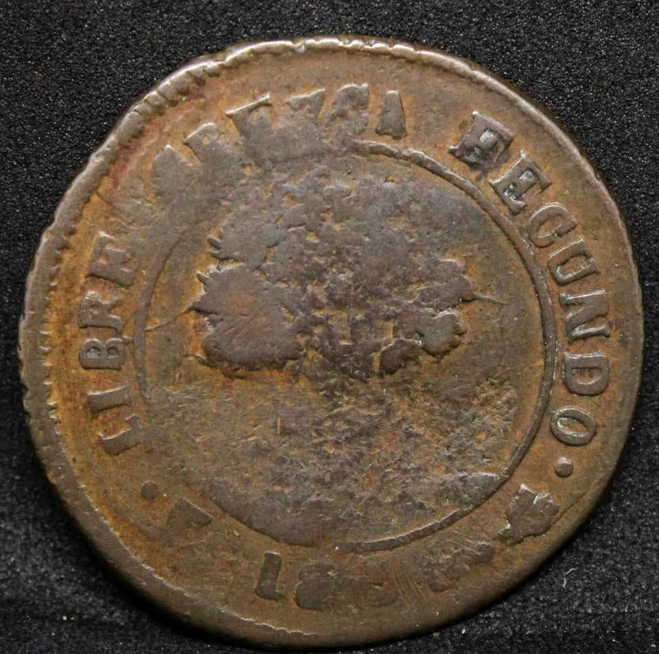 4 Reales, 1856 Hondouras KM-20d