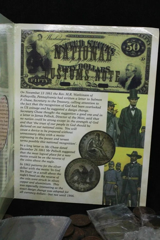 The Famous 1863 Pattern Transitional Dollar Proof Set of three from the Limited