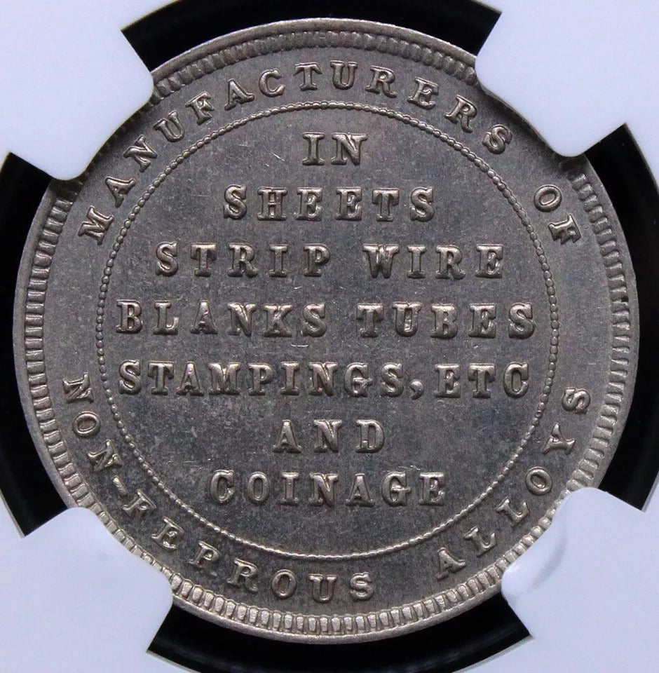 (UNDATED) G.BRITAIN CU-NI SWEENY-ADV-29 BIRMINGHAM MINT Token NGC MS64
