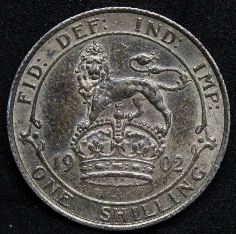1902 Shilling, Edward VIII, EF great condition. #2