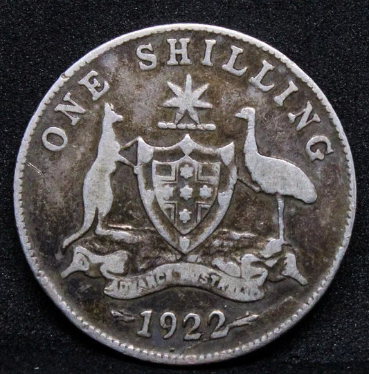 1 Shilling 1922, George V. Australia. KM-26