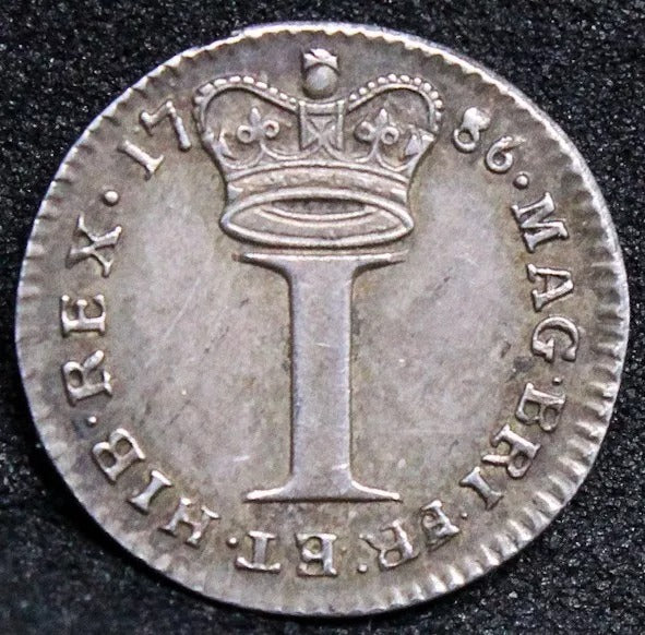 1 penny (maundy issue) 1786. George III. S.3759. aUNC
