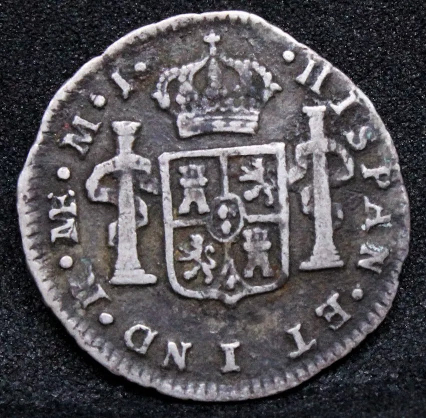 1/2 Real 1779, Peru Lima mint. Charles III Portrait. KM-74