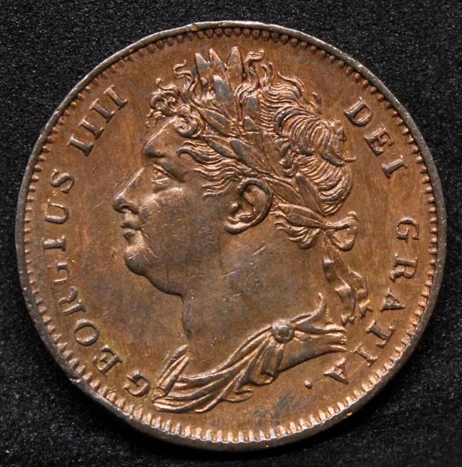 1 Farthing 1822 . George IIII. S.3822. EF