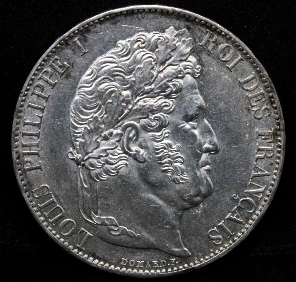 1846-BB(Strasbourg) 5 francs, France Louise Philippe I UNC, KM-749.3, 800k made