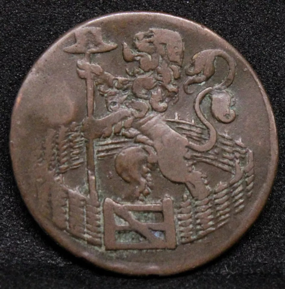 1780 Netherlands HOLLAND Duit KM# 80