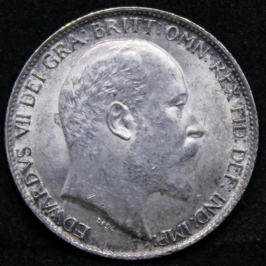 1902 6 Pence , Edward VII. S.3983 UNC