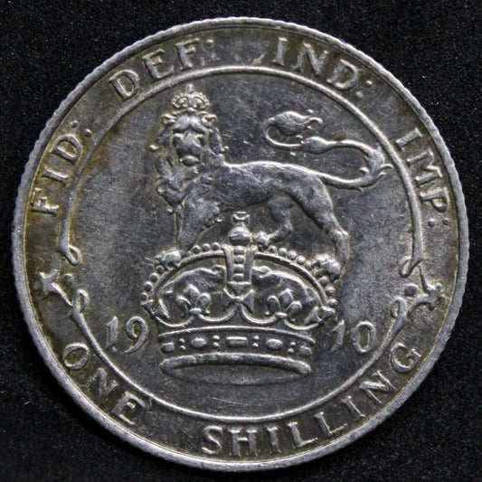 1910 Shilling, Edward VIII, EF great condition.