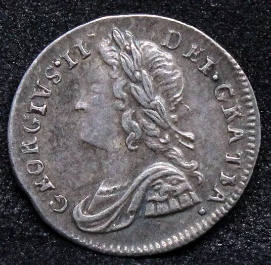 1 Penny (maundy issue) 1740/30 (overdate) George III. S.3715.
