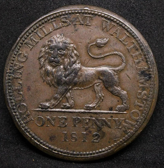 1812 1 Penny British Copper Company - Walthamstow/Landore D5 Token SOLD..