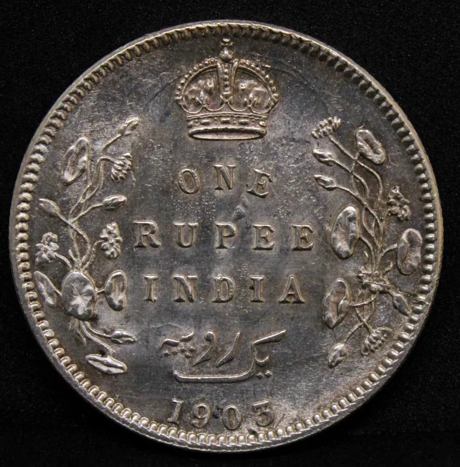 1903 India-British Rupee George V KM 508 UNC #2