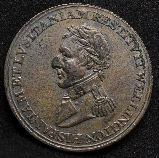 ½ Penny nd(1812) Wellington Peninsular token to Salamanca