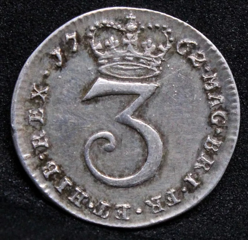 1762 Maundy 3 Pence, George III UNC #2