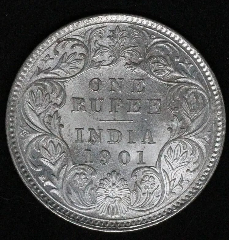 1901 Victoria India-British Rupee KM 492 BU