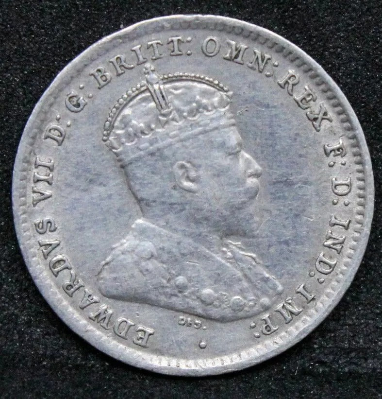 1910 Australia 3 pence, Edward VII KM-18