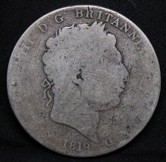 1 Crown 1819 LX edge (rare var) Great Britain George III. S.3787. Fine