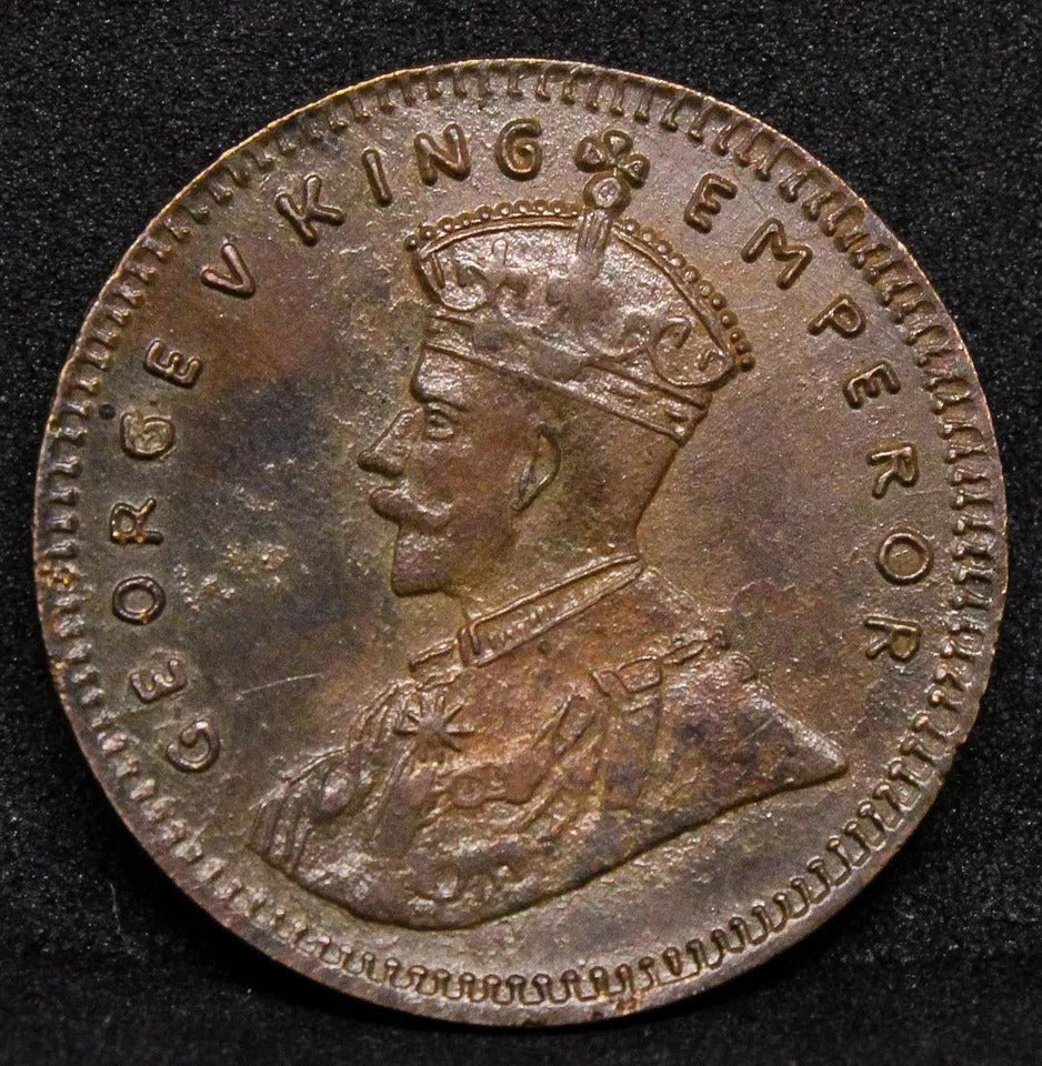 George V copper India Token