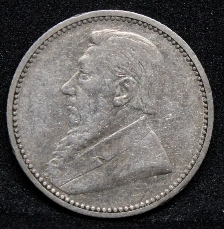 6 pence 1893 South Africa. KM-4. Key date
