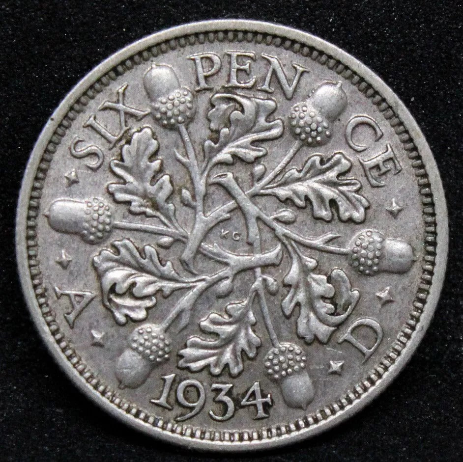 6 pence 1934, George V. S.4041