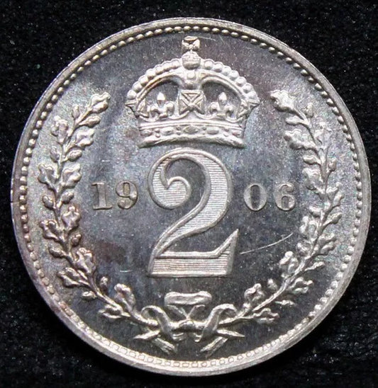 2 penny (maund.y issue) 1906. Edward VII. S.3988. BU SOLD..