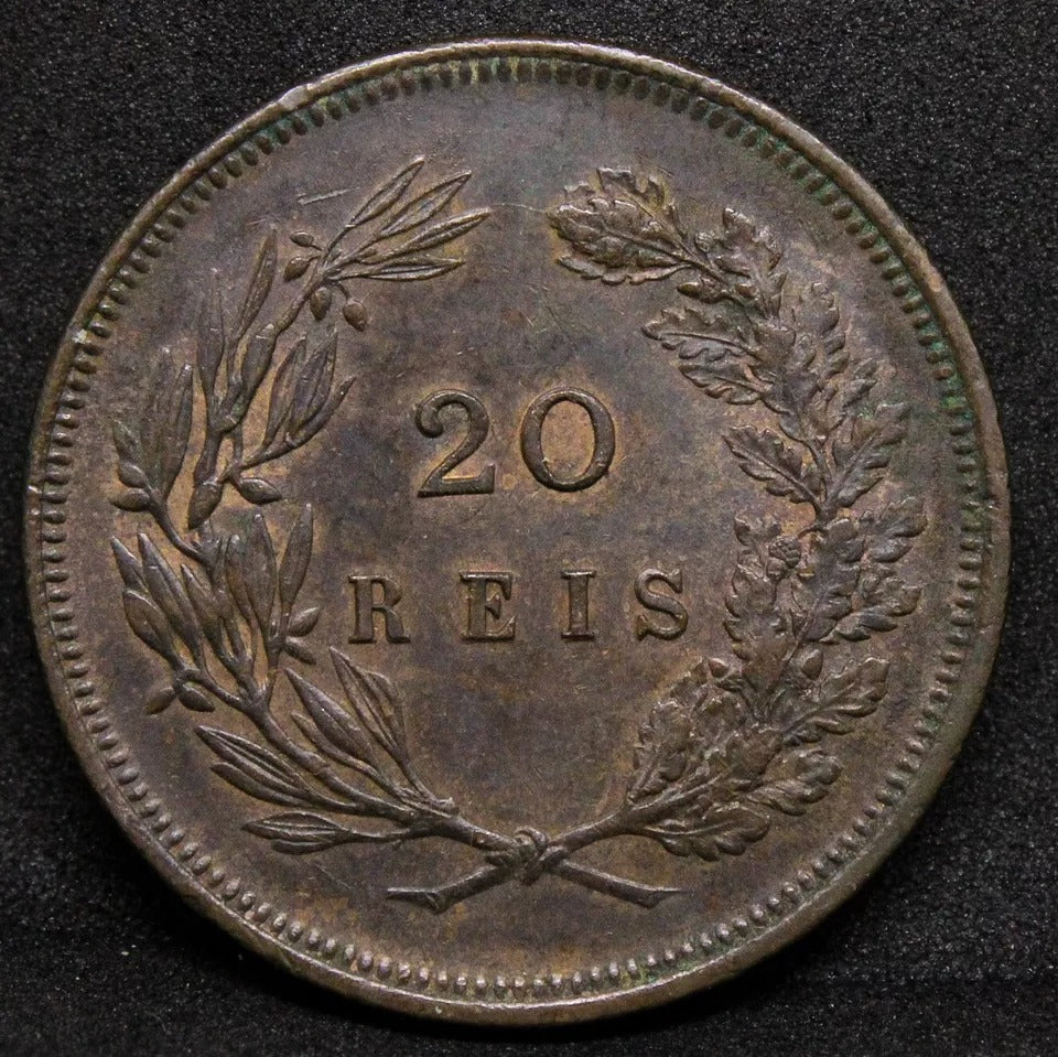 20 reis 1892, Portugal Carlos I. KM-533 UNC