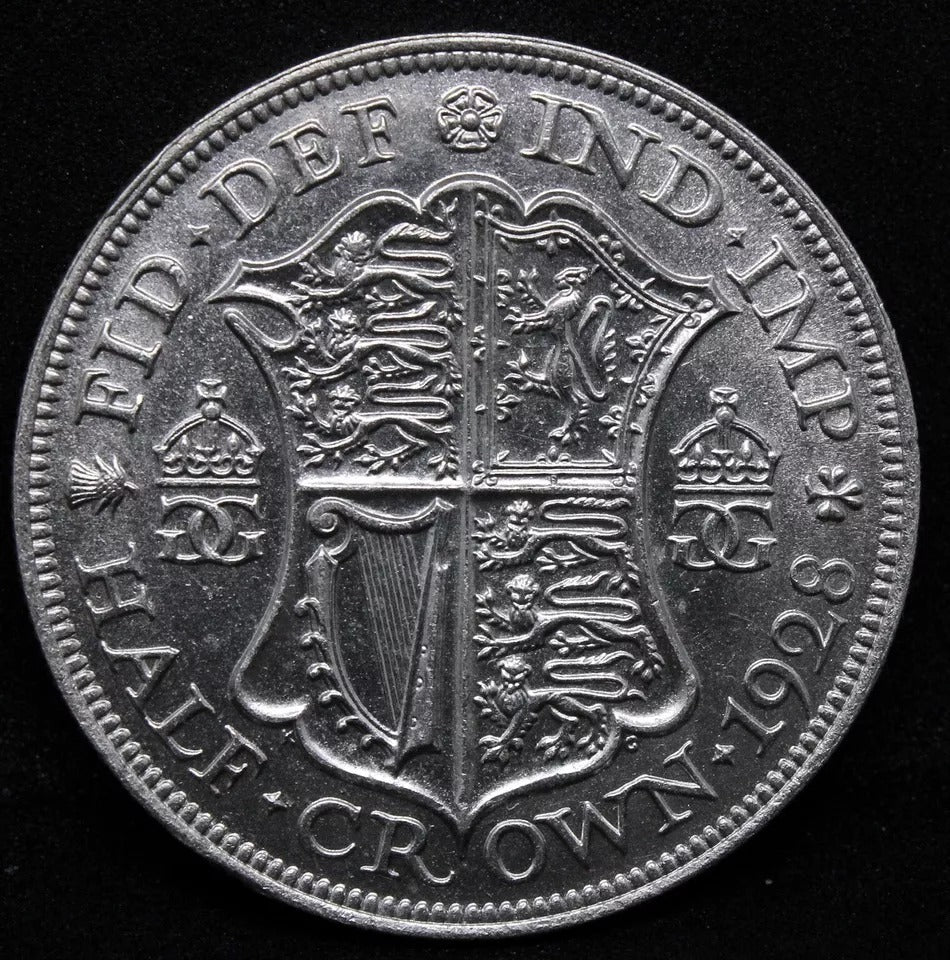 1/2 Crown 1928, Great Britain George V. S.4037 UNC