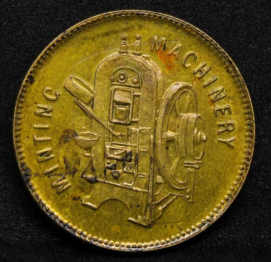 Taylor & Challen Advertising Token. Birmingham Late 19thC ND Coin Press