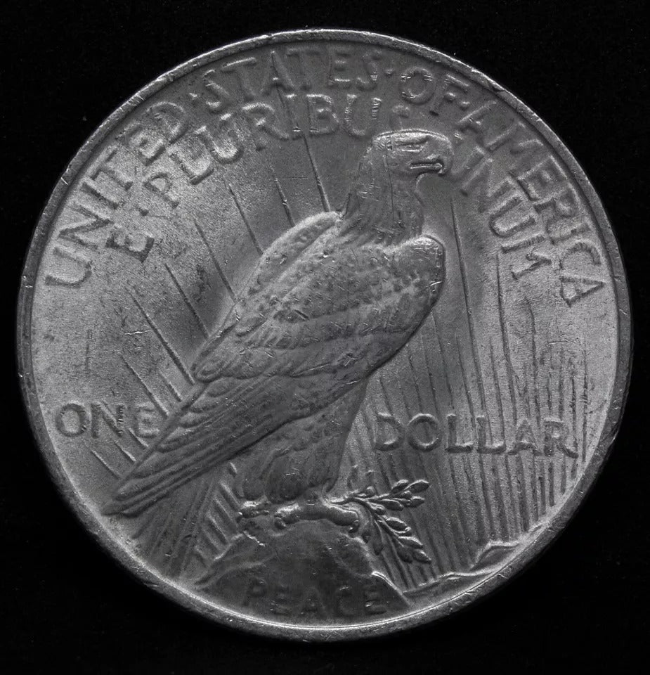 1923 $1 Peace Dollar, United States USA UNC