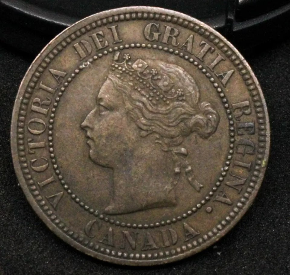 1876-H Penny, Canada Queen Victoria KM-7