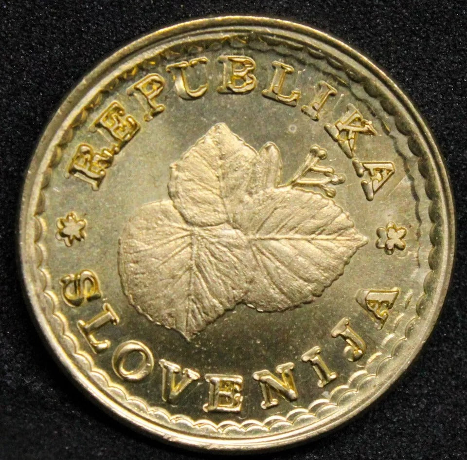 0.05 Lipe 1991, Slovenia token. very rare double struck. KM-X#?Tn6 4k .mintage