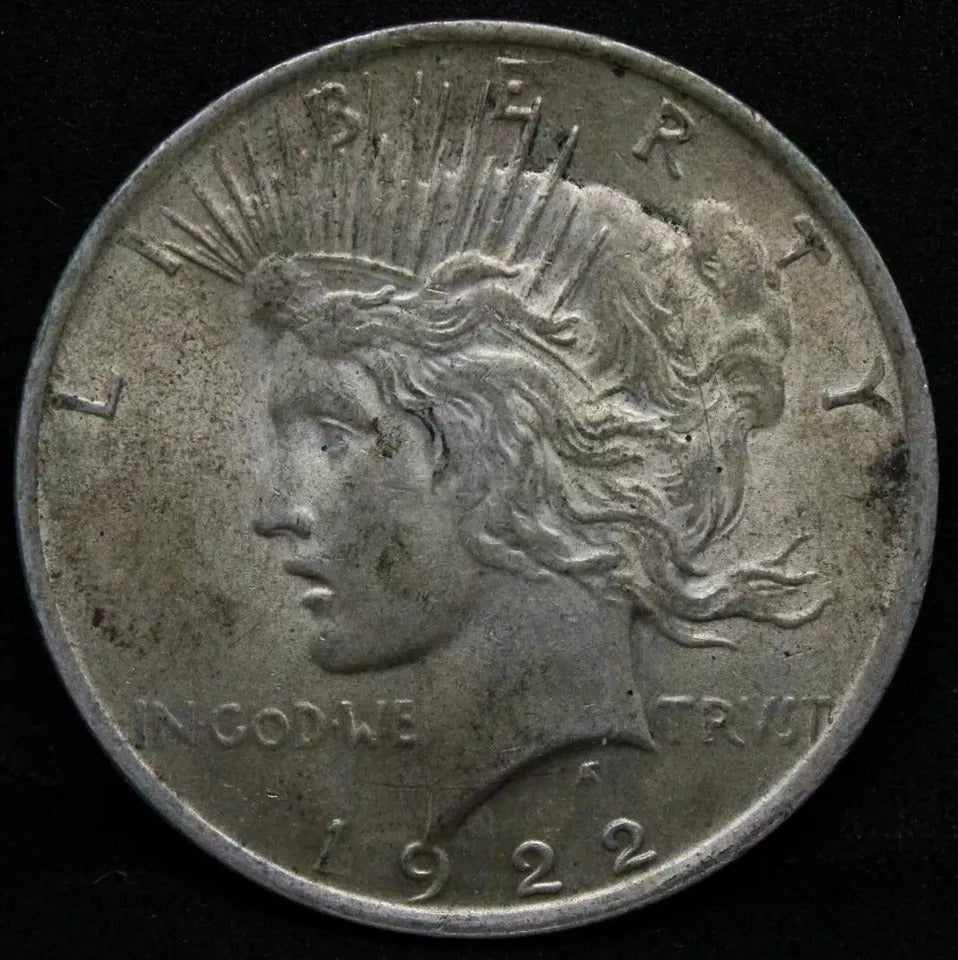 1922 $1 Peace Dollar, United States USA